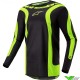 Alpinestars Fluid Lurv 2024 Motocross Gear Combo - Black / Fluo Yellow (30/34/...)