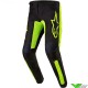 Alpinestars Fluid Lurv 2024 Motocross Gear Combo - Black / Fluo Yellow (30/34/...)