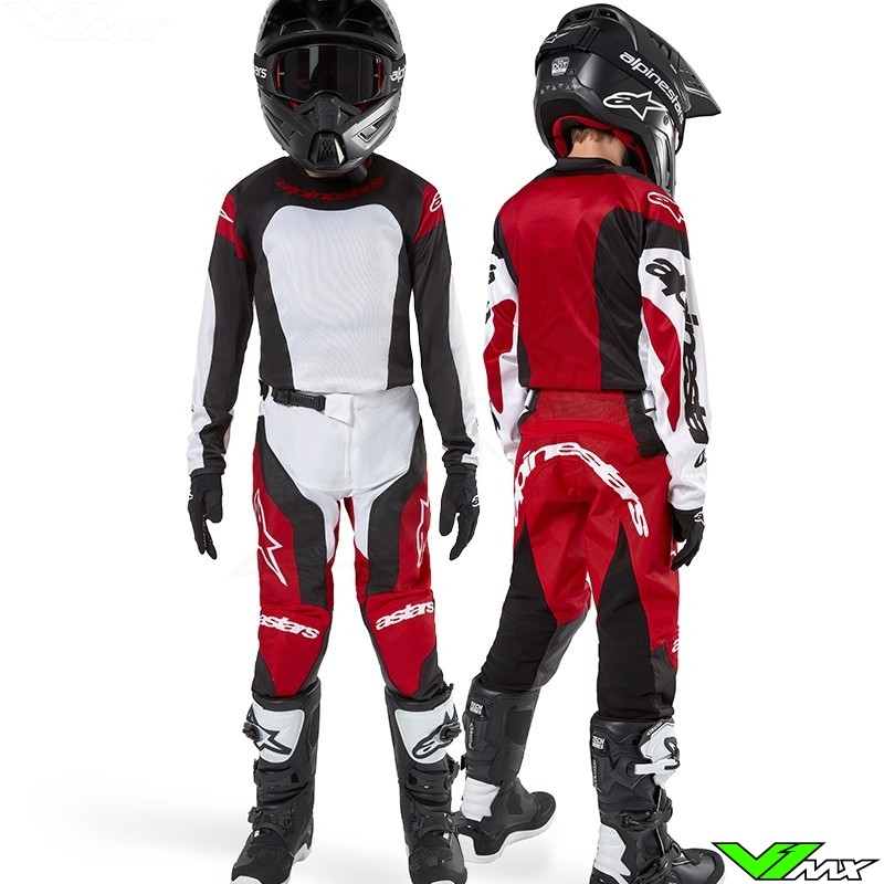 Red and black motocross hot sale gear