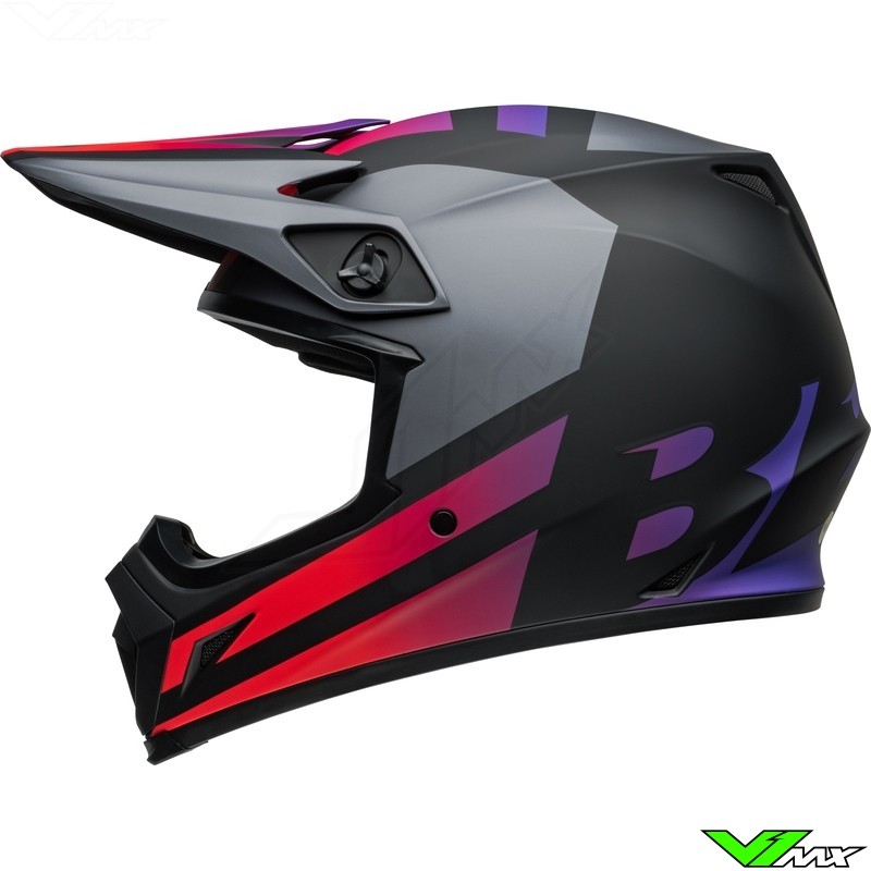 Purple motocross 2025 helmet
