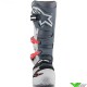 Alpinestars Tech 7 Enduro Motocross Boots - Grey / Bright Red