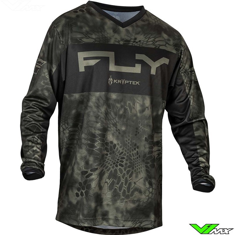 Fly Racing F-16 SE Kryptek 2024 Motocross Jersey - Moss