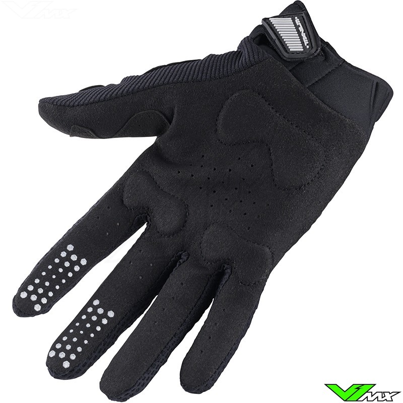 Black motocross gloves sale