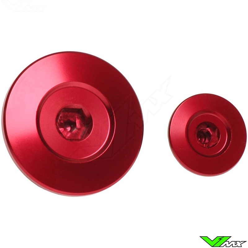 RFX Engine Plugs Red - Honda CRF150R CRF250R CRF250X CRF450R CRF450X XR250R