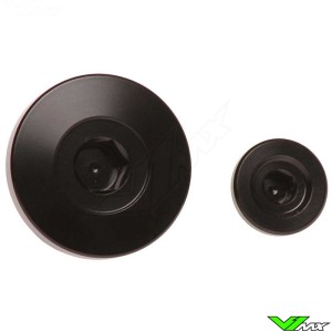 RFX Engine Plugs Black - Kawasaki KXF250 KXF450