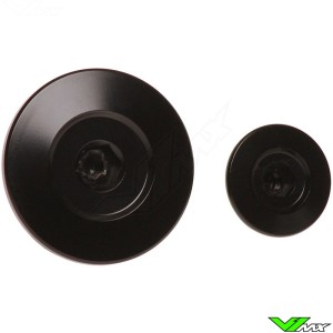 RFX Engine Plugs Black - Yamaha WR250F YZF250 YZF400 YZF426 YZF450