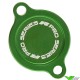 RFX Pro Oil Filter Cover Green - Kawasaki KXF250