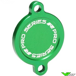 RFX Pro Oil Filter Cover Green - Kawasaki KXF450