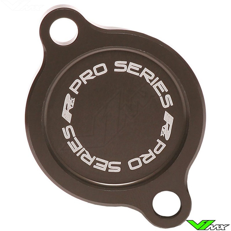 RFX Pro Oil Filter Cover Hard Anodised - Kawasaki KXF250