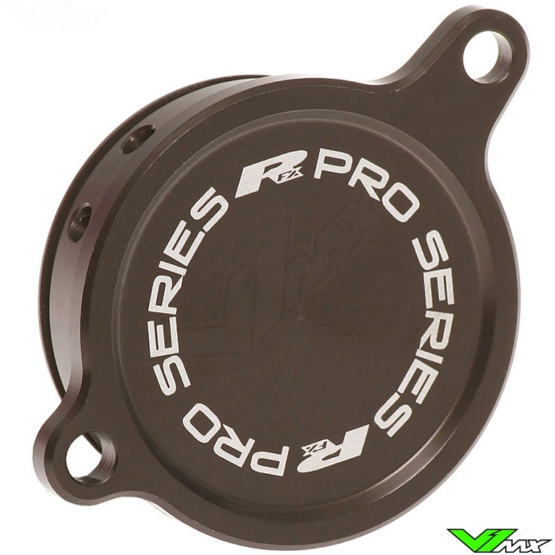 RFX Pro Oil Filter Cover Hard Anodised - Kawasaki KXF450