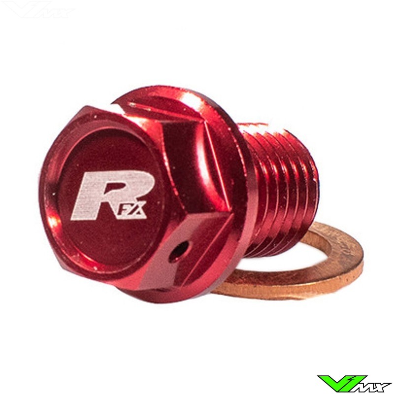 RFX Magnetic Oil Drain Plug Red - Honda CRF450R CRF450X