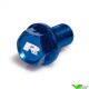 RFX Magnetic Oil Drain Plug Blue - Yamaha WR250F WR450F YZ125 YZF250 YZF450