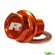 RFX Magnetic Oil Drain Plug Orange - KTM Husqvarna GasGas