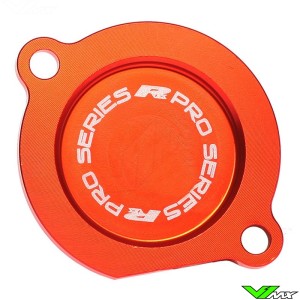 RFX Pro Oil Filter Cover Orange - KTM 250EXC 250EXC-F 300EXC 350EXC-F 400EXC 450EXC 500EXC 525EXC 530EXC