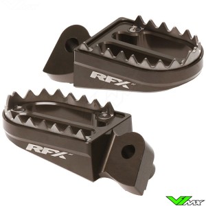RFX Pro Footpegs Shark Teeth Hard Anodised - Yamaha Fantic