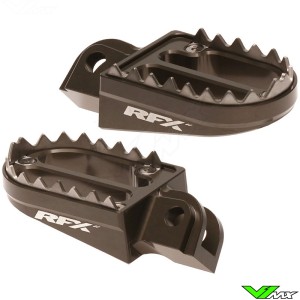 RFX Pro Footpegs Shark Teeth Hard Anodised - KTM Husqvarna Beta