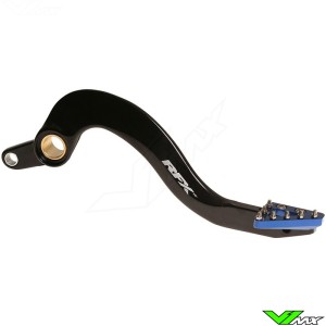 RFX Pro Brake Pedal Solid Tip Black / Blue - Yamaha WR250F YZF250 YZF250X