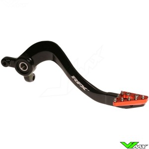 RFX Pro Brake Pedal Solid Tip Black / Orange - KTM 125SX 150SX 250SX-F 350SX-F 450SX-F 450EXC