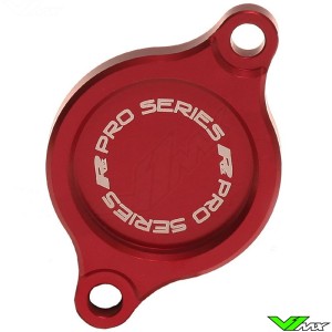 RFX Pro Oil Filter Cover Red - Suzuki RMZ250 RMZ450 RMX450Z