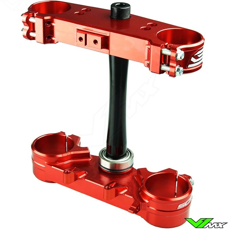 Scar Triple Clamp Red - KTM 85SX Husqvarna TC85 GasGas MC85