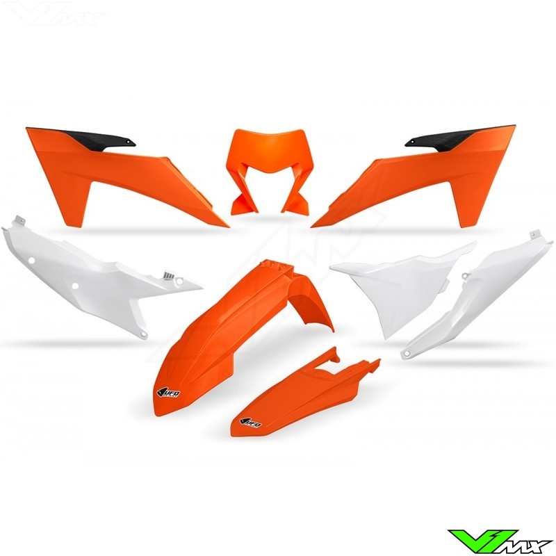 UFO Plastic Kit OEM - KTM 150EXC 250EXC 250EXC-F 300EXC 350EXC-F 450EXC 500EXC