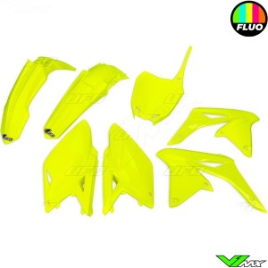 UFO Plastic Kit Fluo Yellow - Suzuki RMZ250