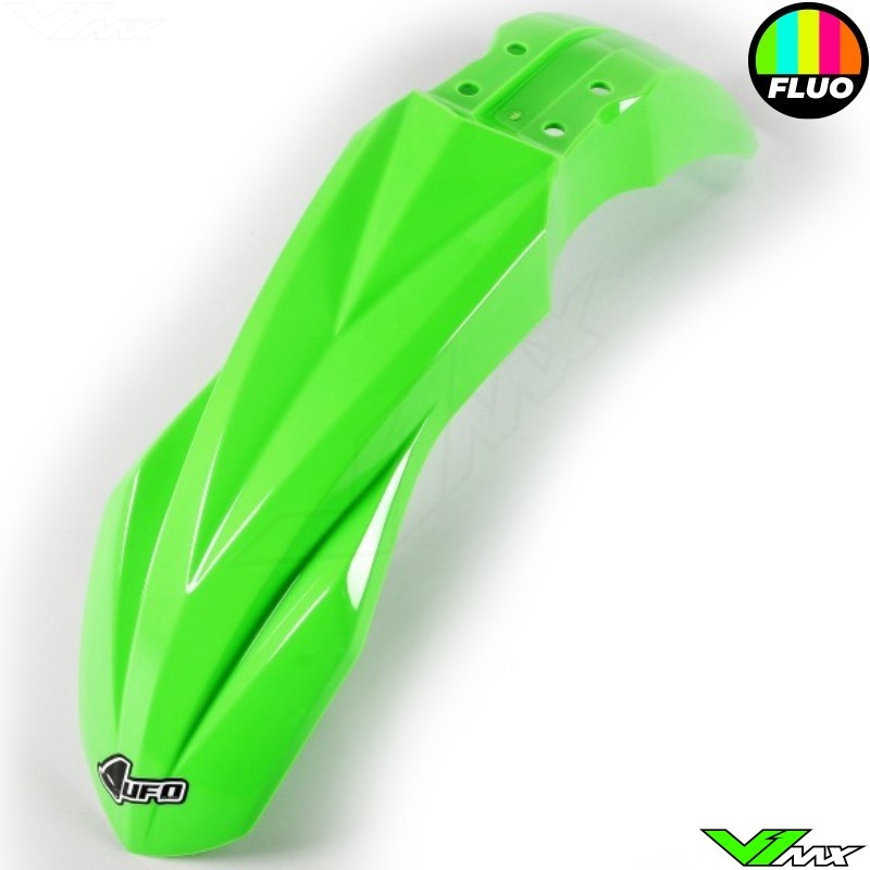 UFO Front Fender Fluo Green - Kawasaki KXF250 KXF450