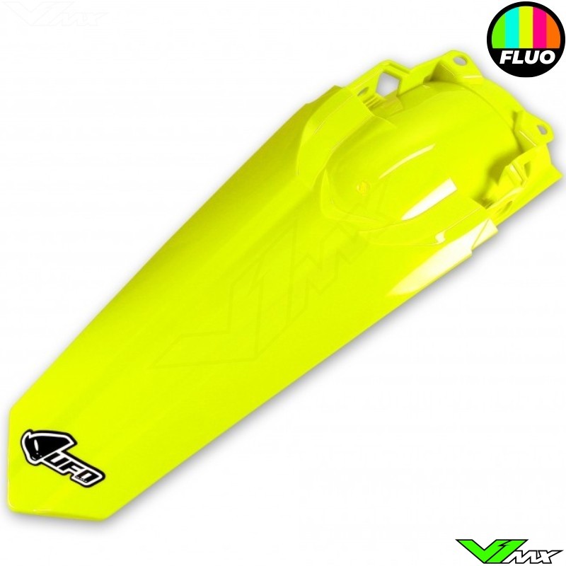 UFO Rear Fender Fluo Yellow - Honda CRF250R CRF250RX CRF450R CRF450RX