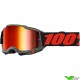 100% Accuri 2 Huaraki Motocross Goggle - Mirror Red Lens