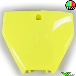 UFO Front Number Plate Fluo Yellow - Husqvarna FC250 FC350 FC450 TC125 TC250