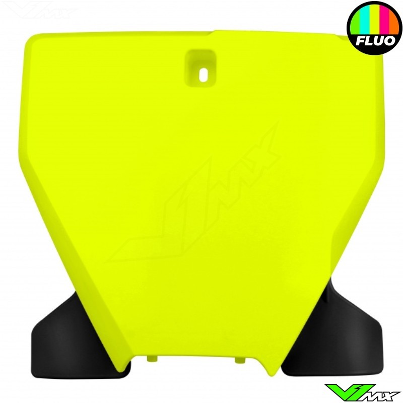 UFO Front Number Plate Fluo Yellow - Husqvarna FC250 FC350 FC450 TC125 TC250