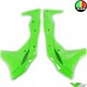 UFO Radiator Shrouds Fluo Green - Kawasaki KXF250