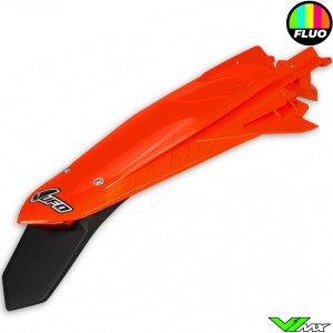 UFO Rear Fender with LED Tail Light Neon Orange - KTM 150EXC 250EXC 250EXC-F 300EXC 350EXC-F 450EXC 500EXC