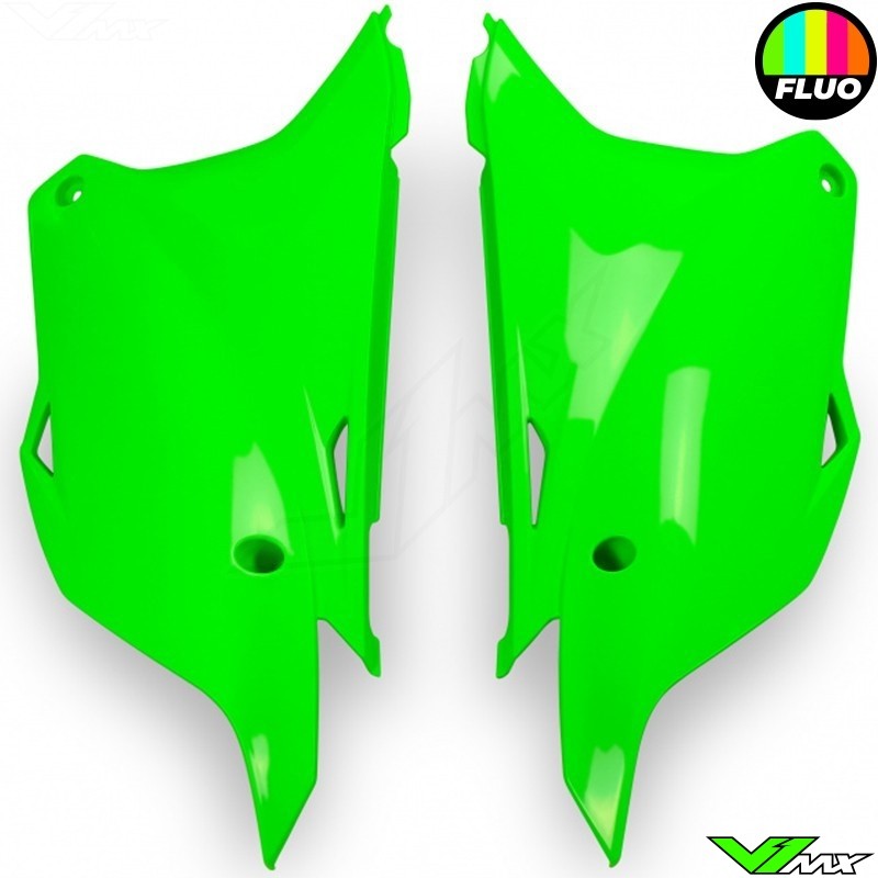 UFO Zijnummerplaten Neon Groen - Kawasaki KX85