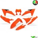 UFO Plastic Kit Neon Orange - KTM 150EXC 250EXC 250EXC-F 300EXC 350EXC-F 450EXC 500EXC