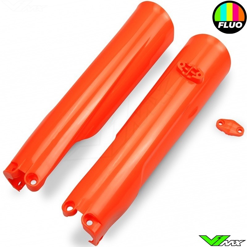 UFO Lower Fork Guards Neon Orange - KTM