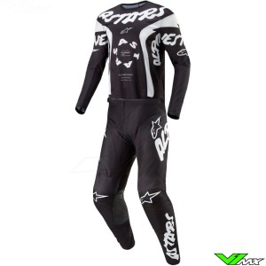 Alpinestars Racer Hana 2024 Motocross Gear Combo - Black / White (34/...)