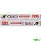 Achterbrug stickers - Kawasaki KX125 KX250 KXF250 KXF450