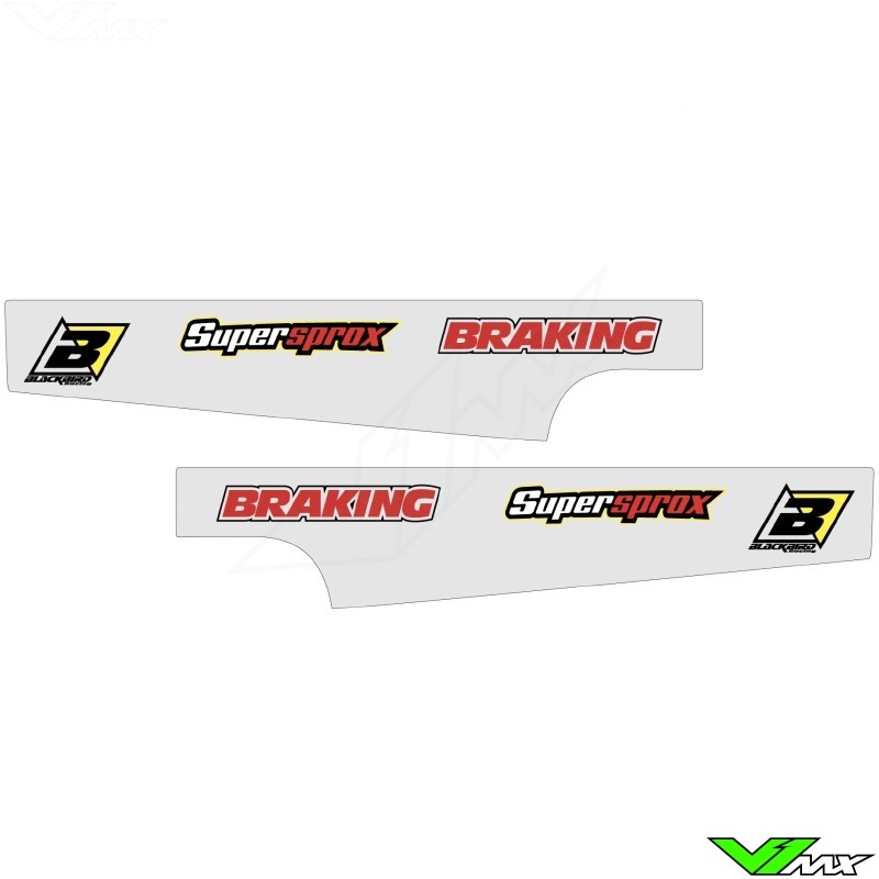 Achterbrug stickers - Yamaha YZ125 YZ250 WR250F YZF250 WR450F YZF450