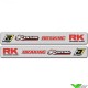 Achterbrug stickers - Suzuki RM125 RM250 RMZ250 RMZ450