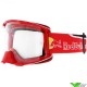 Red Bull Spect Strive Motocross Goggle - Black / Red / Clear Lens