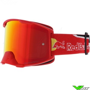 Red Bull Spect Strive Motocross Goggle - Red / Red Mirror Lens