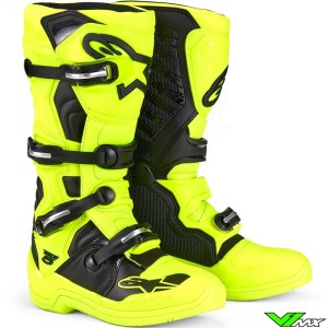 Alpinestars Tech 5 Motocross Boots - Fluo Yellow