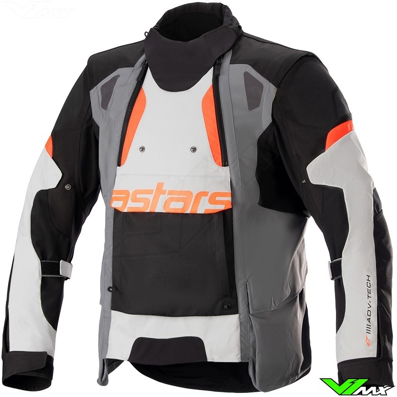 Alpinestars Halo Drystar Adventure Motorjas - Grijs / Zwart