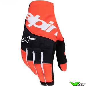 Alpinestars Techstar 2025 Motocross Gloves - Hot Orange