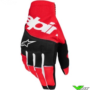 Alpinestars Techstar 2025 Motocross Gloves - Bright Red