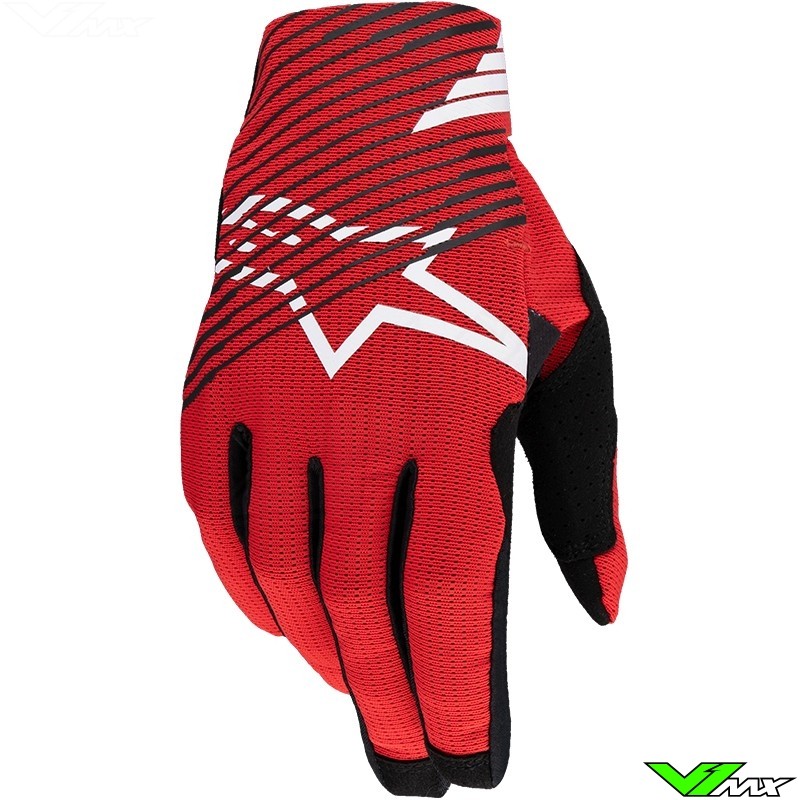 Red mx gloves sale