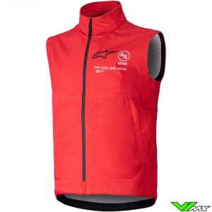 Alpinestars Techstar Offroad Bodywarmer Vest - Bright Red