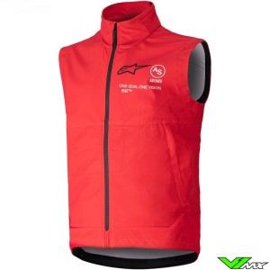 Alpinestars Techstar Kinder Offroad Bodywarmer Vest - Fel Rood