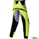 Alpinestars Racer Veil Mini 2025 Kinder Crossbroek - Grijs / Fluo Geel